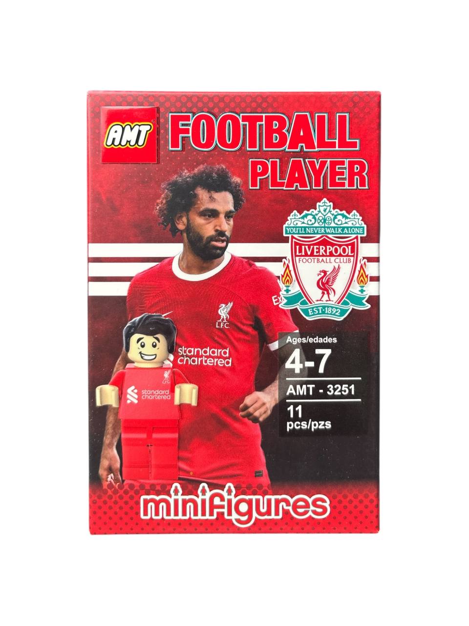 لگو فیگور فوتبالی محمدصلاح مدل footboll کد amt3251