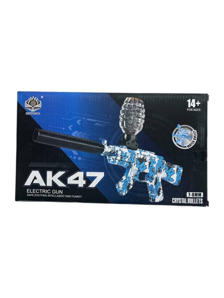 تفنگ تیر ژله ای ak47 شارژی